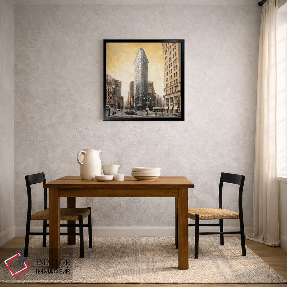 تابلو دکوراتیو ساختمان فلت آیرون اثر متیو دنیلز - D2B