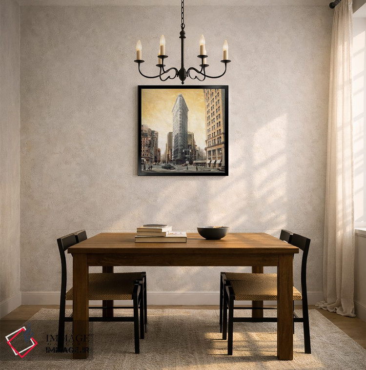تابلو دکوراتیو ساختمان فلت آیرون اثر متیو دنیلز - D5B