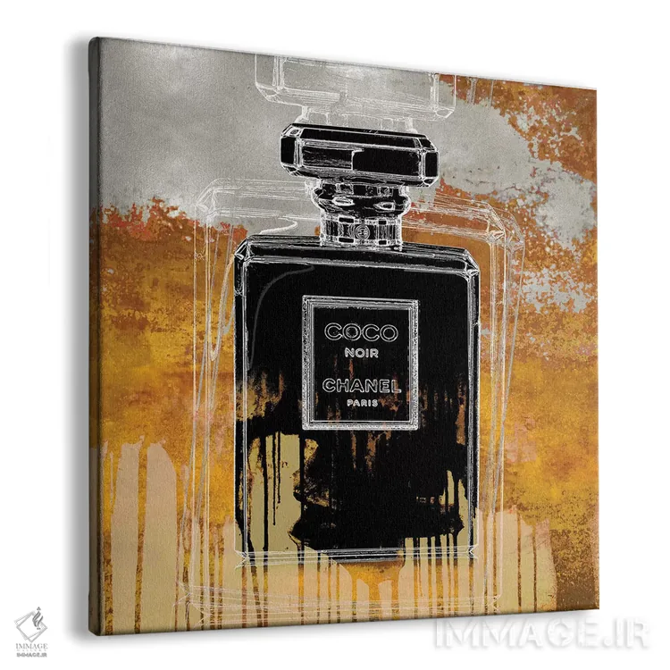 تابلو دکوراتیو نوآر روی کهربا اثر مدلین بلیک - نمای پرسپکتیو محصول