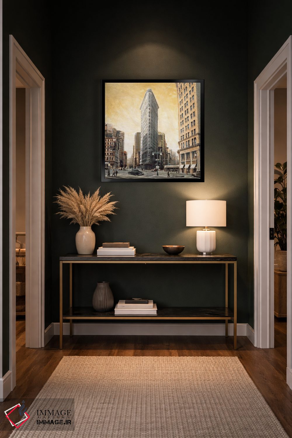 تابلو دکوراتیو ساختمان فلت آیرون اثر متیو دنیلز - D5B