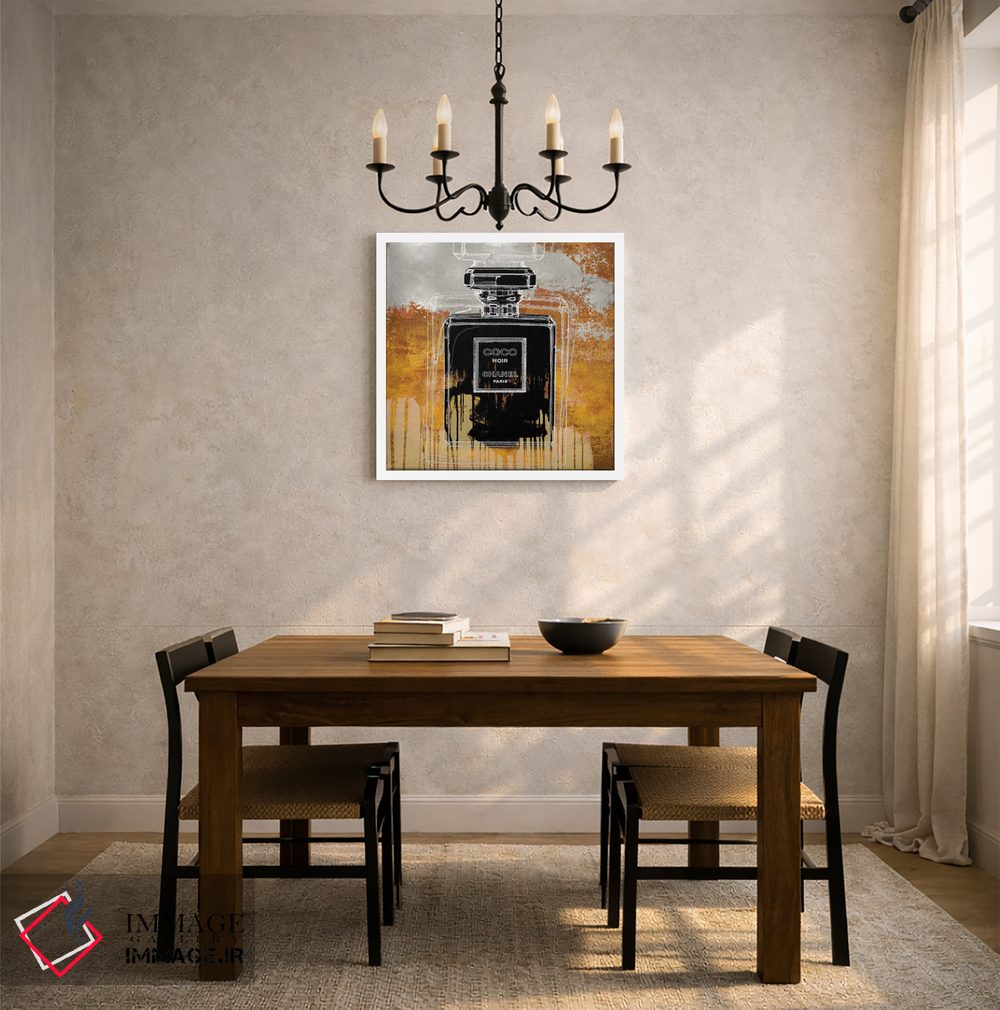 تابلو دکوراتیو نوآر روی کهربا اثر مدلین بلیک - D3W