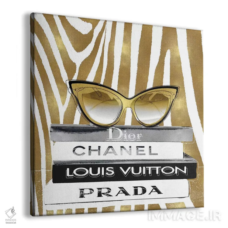 تابلو دکوراتیو عینک آفتابی طراح I اثر مدلین بلیک - نمای پرسپکتیو محصول