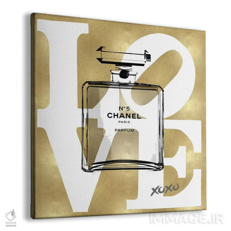 تابلو دکوراتیو عطر عشق اثر مدلین بلیک - نمای پرسپکتیو محصول