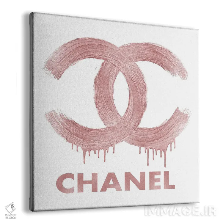 تابلو دکوراتیو لوگوی مد اثر مدلین بلیک - نمای پرسپکتیو محصول