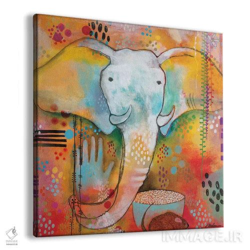 تابلو دکوراتیو گنشا راه را هموار می کند اثر مادارا میسون - نمای پرسپکتیو محصول