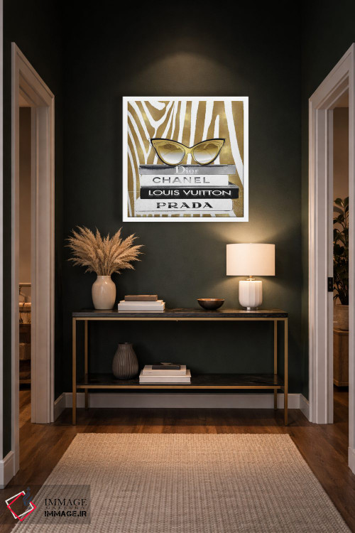 تابلو دکوراتیو عینک آفتابی طراح I اثر مدلین بلیک - D3W