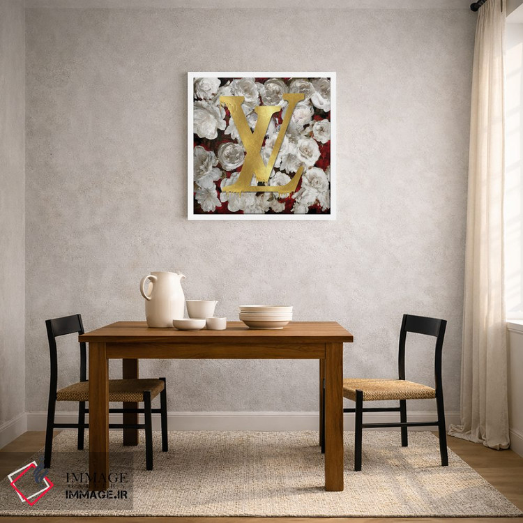 تابلو دکوراتیو مد و گل ها II اثر مدلین بلیک - D2W