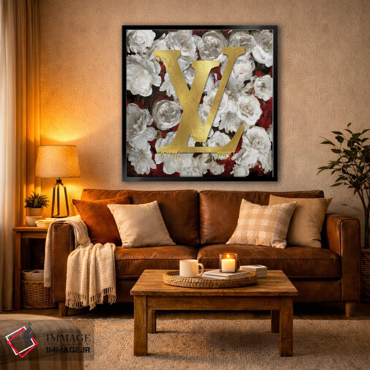 تابلو دکوراتیو مد و گل ها II اثر مدلین بلیک - D3B