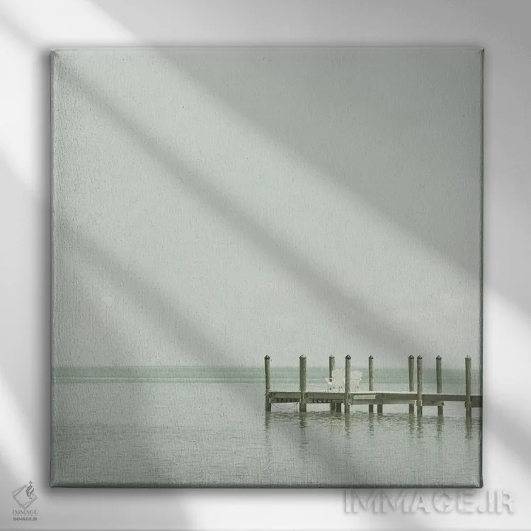 تابلو دکوراتیو جای دنج در فلوریدا اثر ملانی ویولا - نمای روبهرو روی دیوار
