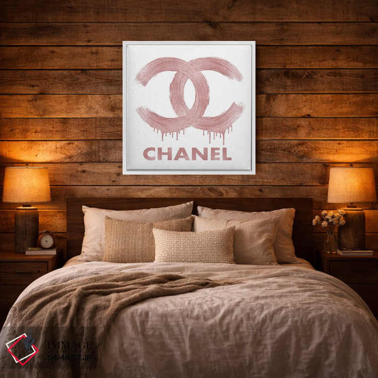 تابلو دکوراتیو لوگوی مد اثر مدلین بلیک - D1W