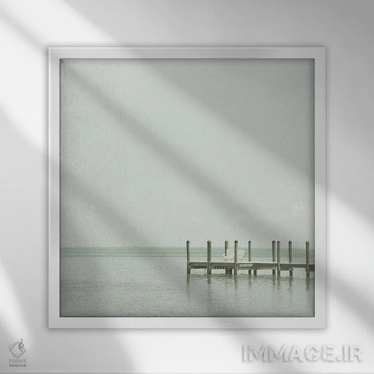 تابلو دکوراتیو جای دنج در فلوریدا اثر ملانی ویولا - نمای قابدار سفید