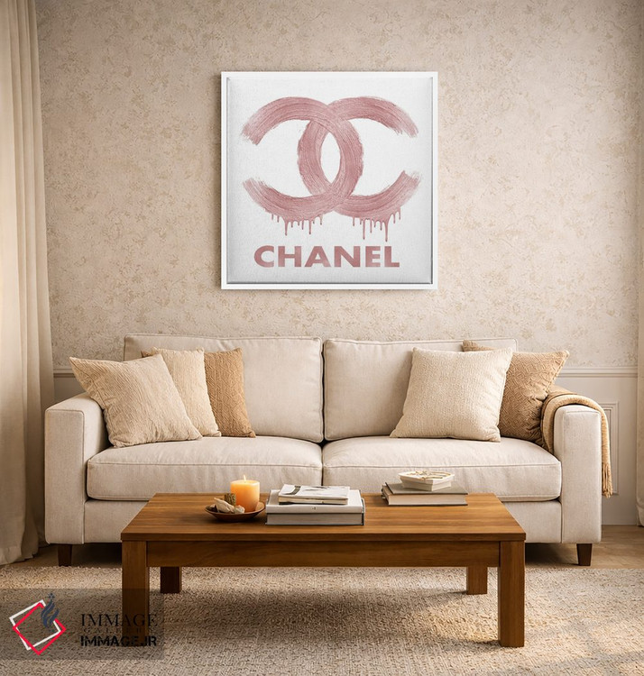 تابلو دکوراتیو لوگوی مد اثر مدلین بلیک - D4W