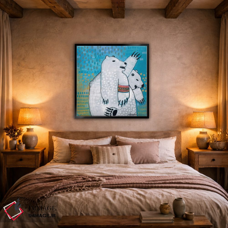 تابلو دکوراتیو رقابت خواهر و برادری اثر مادارا میسون - D5B