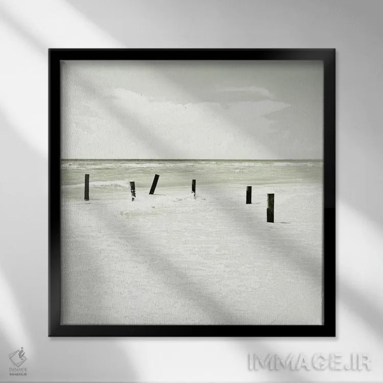 تابلو دکوراتیو نمای اقیانوس اثر ملانی ویولا - نمای قابدار مشکی