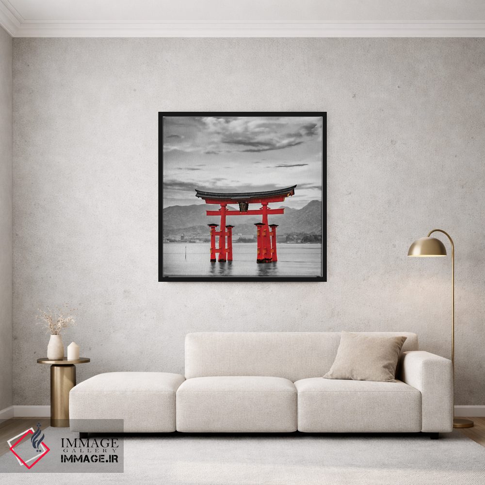 تابلو دکوراتیو توری معبد ایتسوکوشیما در جزیره میاجیما اثر ملانی ویولا - D1B
