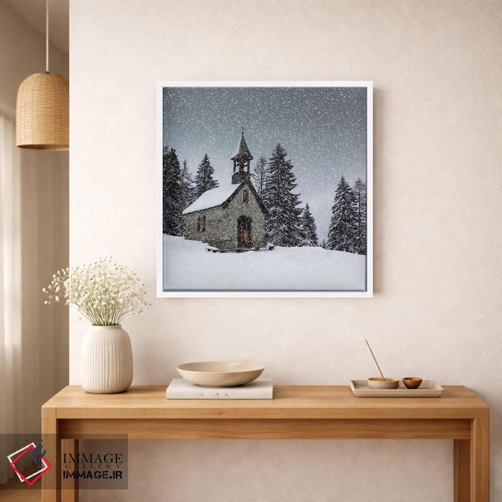 تابلو دکوراتیو قصه زمستان باواریا: نمازخانه آنا اثر ملانی ویولا - D1W