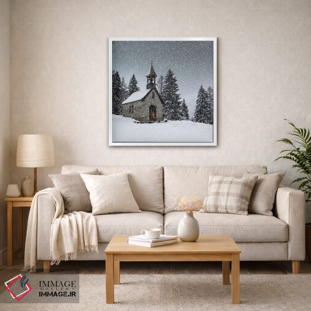 تابلو دکوراتیو قصه زمستان باواریا: نمازخانه آنا اثر ملانی ویولا - D3W