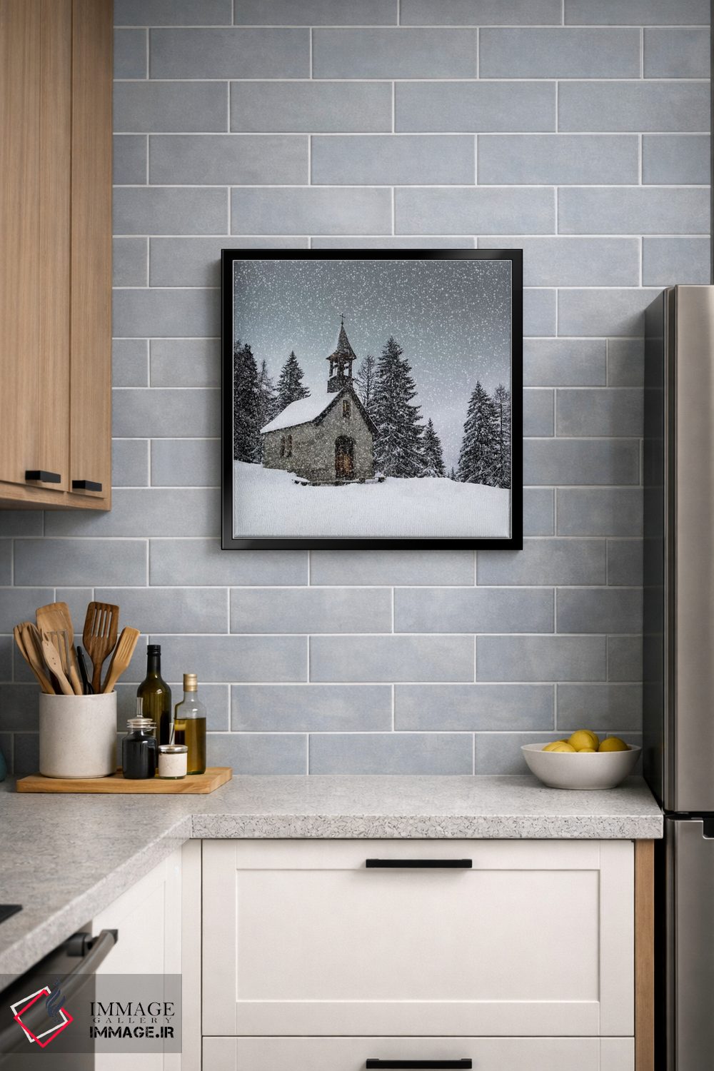 تابلو دکوراتیو قصه زمستان باواریا: نمازخانه آنا اثر ملانی ویولا - D6B