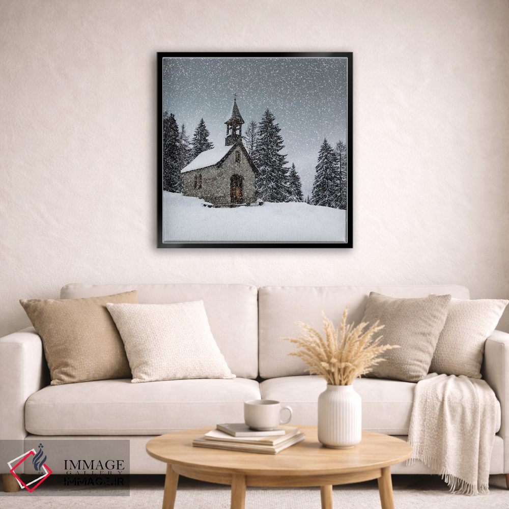 تابلو دکوراتیو قصه زمستان باواریا: نمازخانه آنا اثر ملانی ویولا - D5B