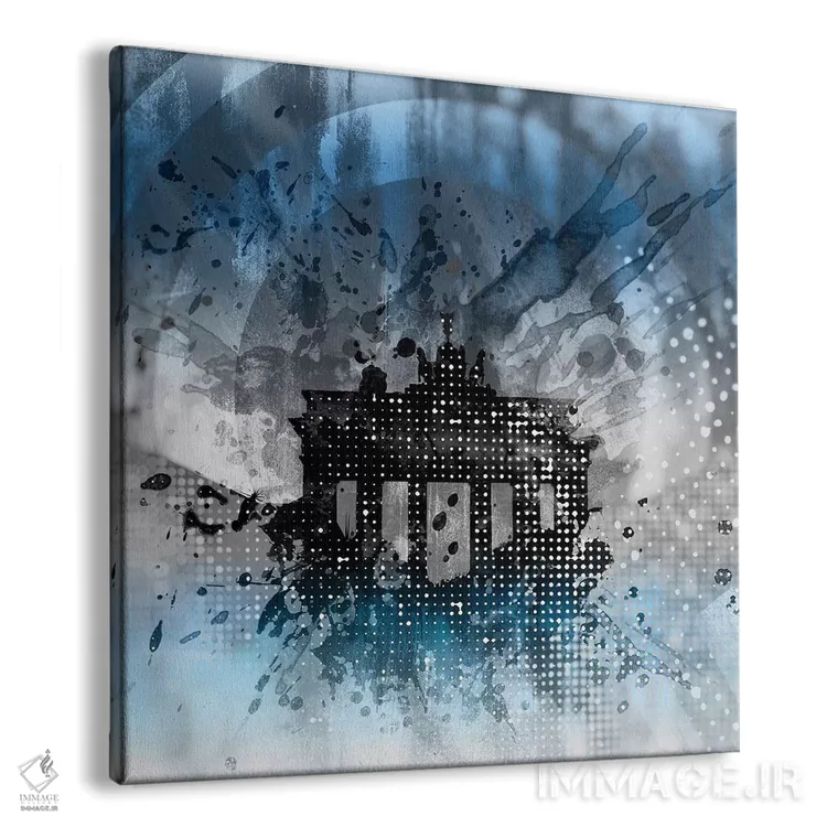 تابلو دکوراتیو هنر گرافیکی دروازه براندنبورگ اثر ملانی ویولا - نمای پرسپکتیو محصول