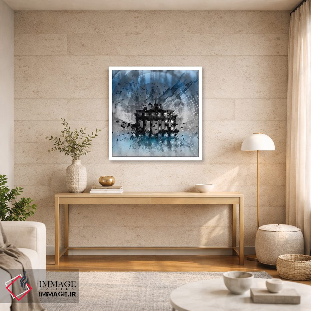 تابلو دکوراتیو هنر گرافیکی دروازه براندنبورگ اثر ملانی ویولا - D3W