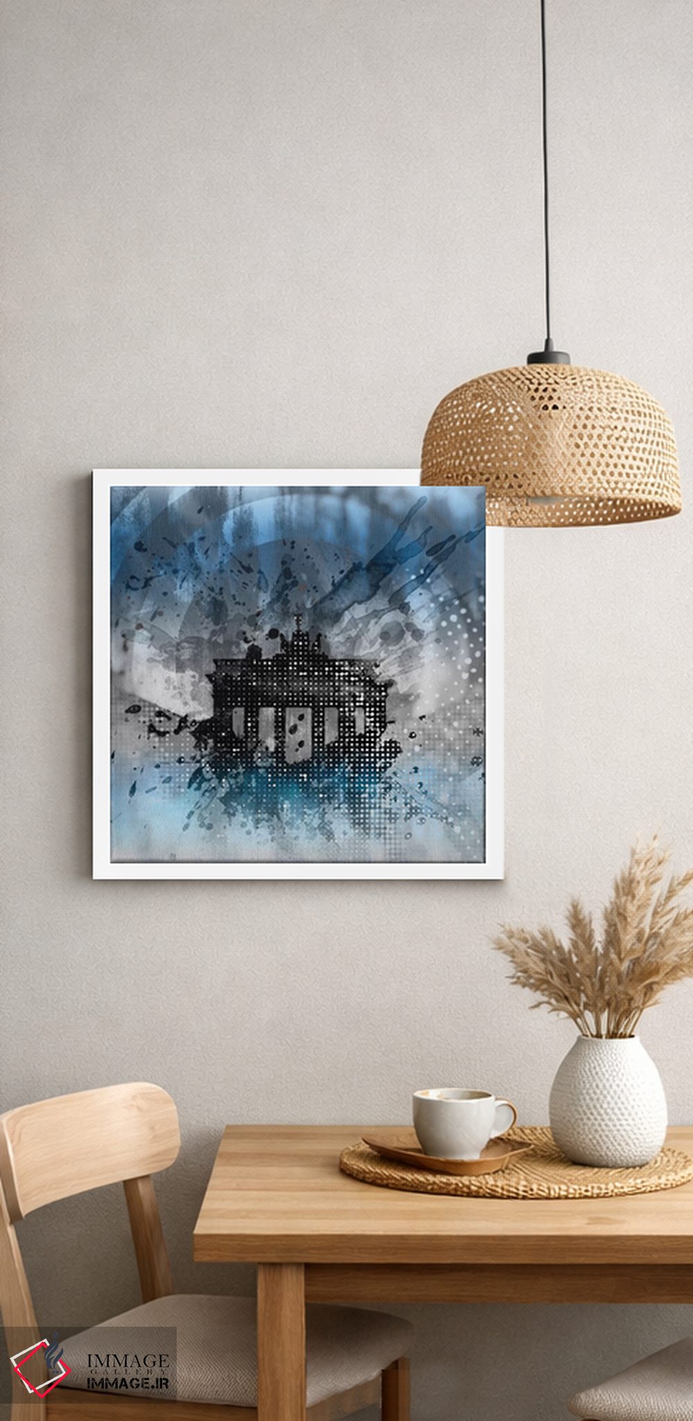 تابلو دکوراتیو هنر گرافیکی دروازه براندنبورگ اثر ملانی ویولا - D4W