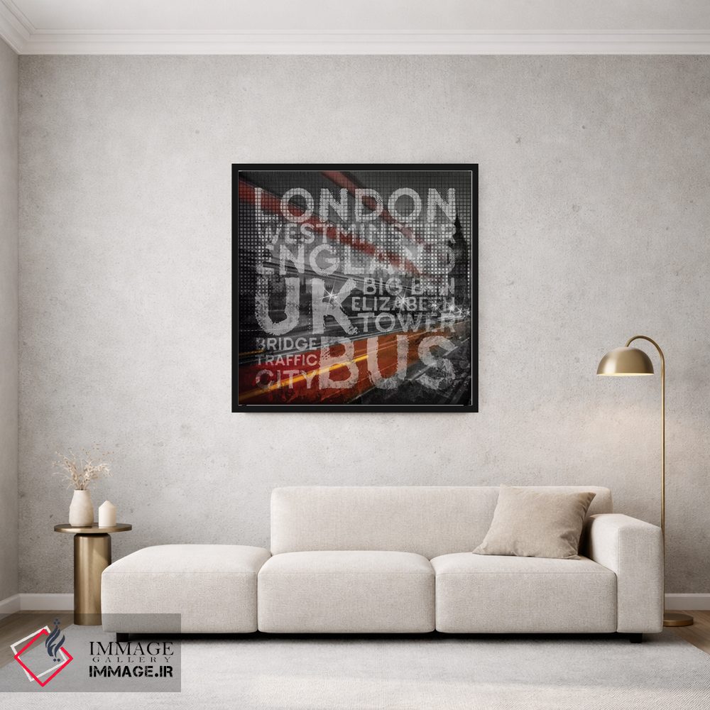 تابلو دکوراتیو هنر گرافیکی ترافیک پل وست مینستر لندن اثر ملانی ویولا - D1B