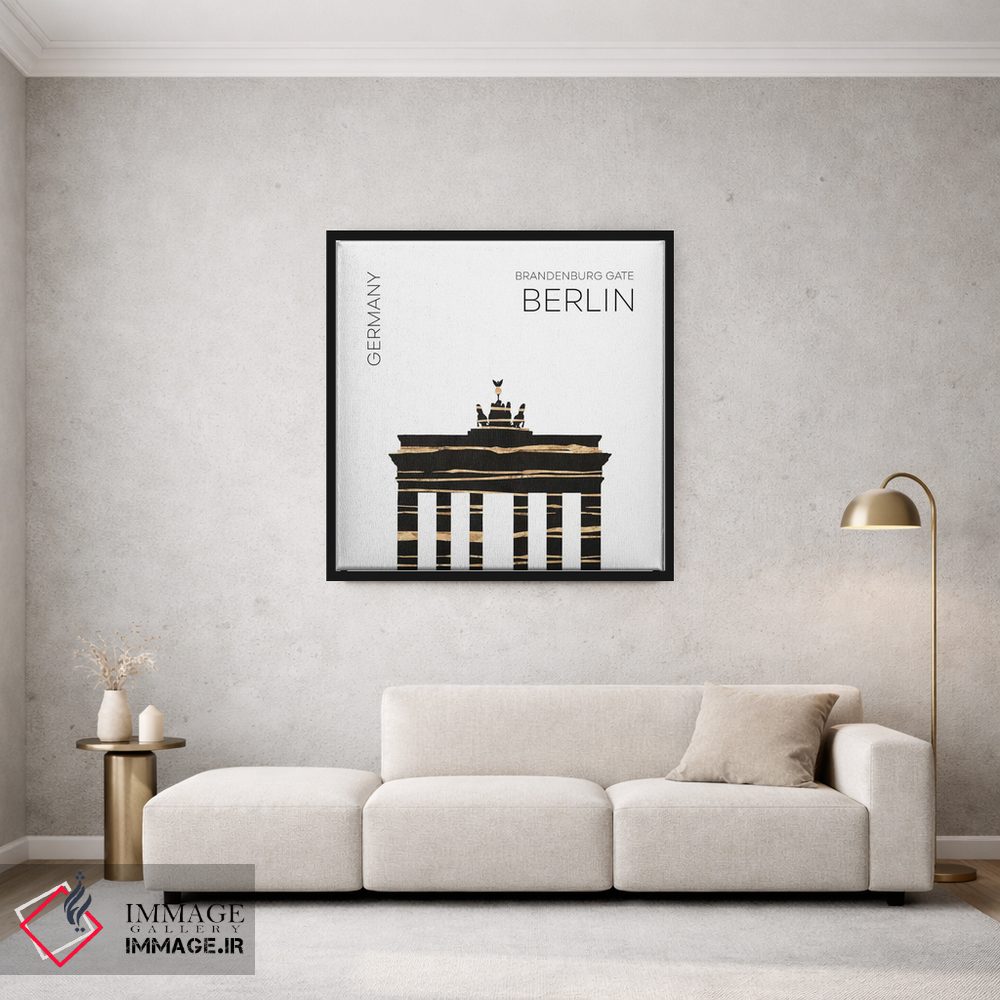 تابلو دکوراتیو هنر شهری دروازه براندنبورگ برلین اثر ملانی ویولا - D2B