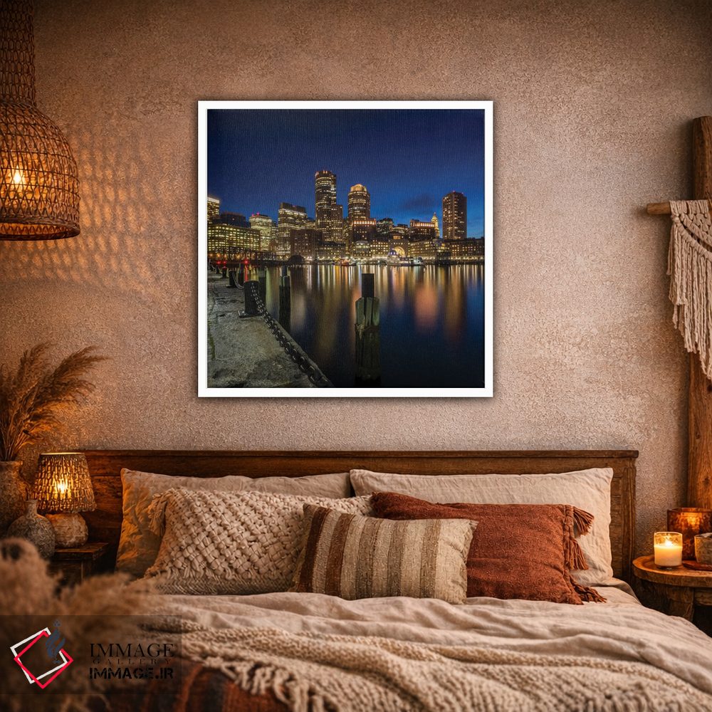 تابلو دکوراتیو نمای پارک فن پیر بوستون اثر ملانی ویولا - D1W