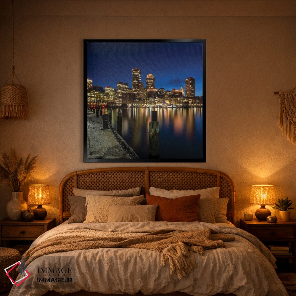 تابلو دکوراتیو نمای پارک فن پیر بوستون اثر ملانی ویولا - D2B