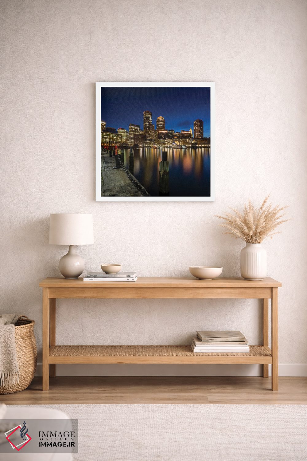 تابلو دکوراتیو نمای پارک فن پیر بوستون اثر ملانی ویولا - D3W