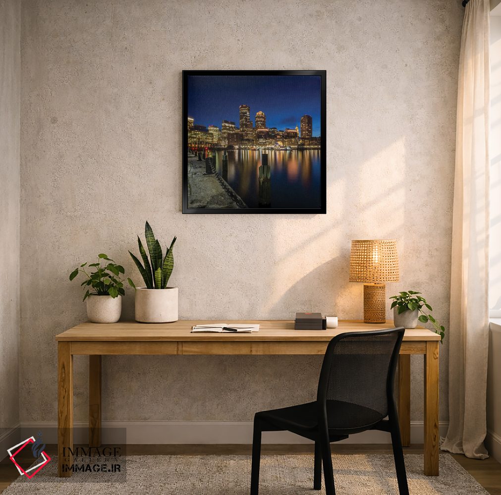 تابلو دکوراتیو نمای پارک فن پیر بوستون اثر ملانی ویولا - D5B