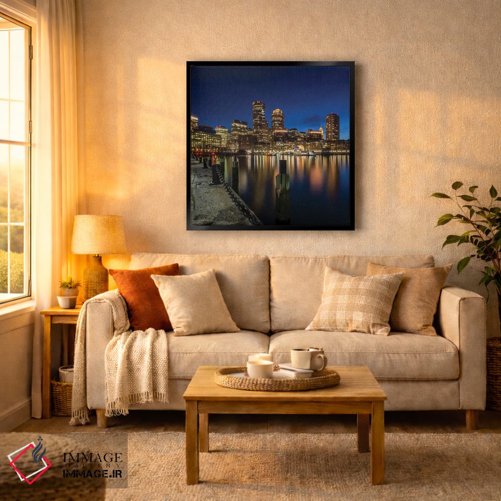 تابلو دکوراتیو نمای پارک فن پیر بوستون اثر ملانی ویولا - D6B