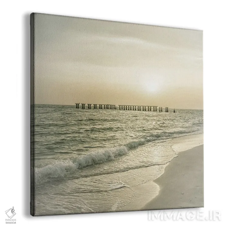 تابلو دکوراتیو غروب دوست داشتنی وینتیج جزیره گاسپاریلا اثر ملانی ویولا - نمای پرسپکتیو محصول