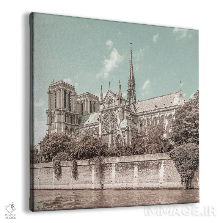 تابلو دکوراتیو نوتردام پاریس اثر ملانی ویولا - نمای پرسپکتیو محصول