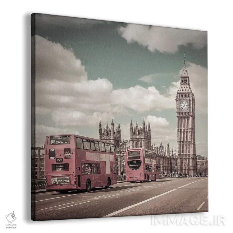تابلو دکوراتیو لندن کلاسیک اثر ملانی ویولا - نمای پرسپکتیو محصول