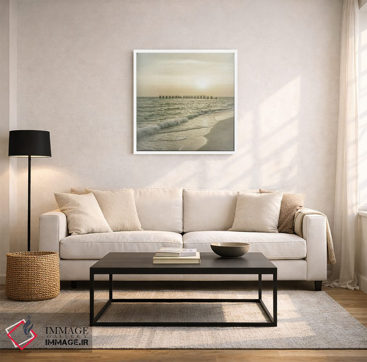 تابلو دکوراتیو غروب دوست داشتنی وینتیج جزیره گاسپاریلا اثر ملانی ویولا - D1W