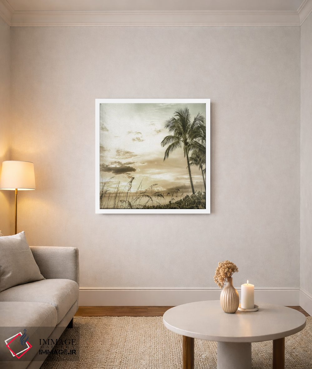 تابلو دکوراتیو غروب درخشان وینتیج در ساحل بونیتا اثر ملانی ویولا - D2W
