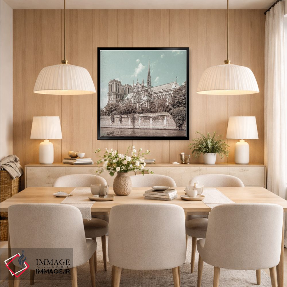 تابلو دکوراتیو نوتردام پاریس اثر ملانی ویولا - D6B