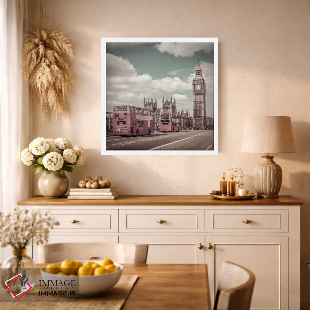 تابلو دکوراتیو لندن کلاسیک اثر ملانی ویولا - D1W