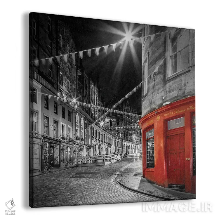 تابلو دکوراتیو برداشت دلنشین عصرگاهی از وست بو، خیابان ویکتوریا اثر ملانی ویولا - نمای پرسپکتیو محصول