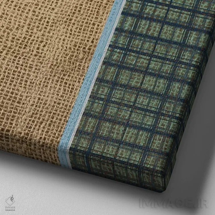 تابلو مدرن بیدار شو و بدرخش؛ طراوت روستا ۱ اثر اندی متز - نمای نزدیک بافت بوم