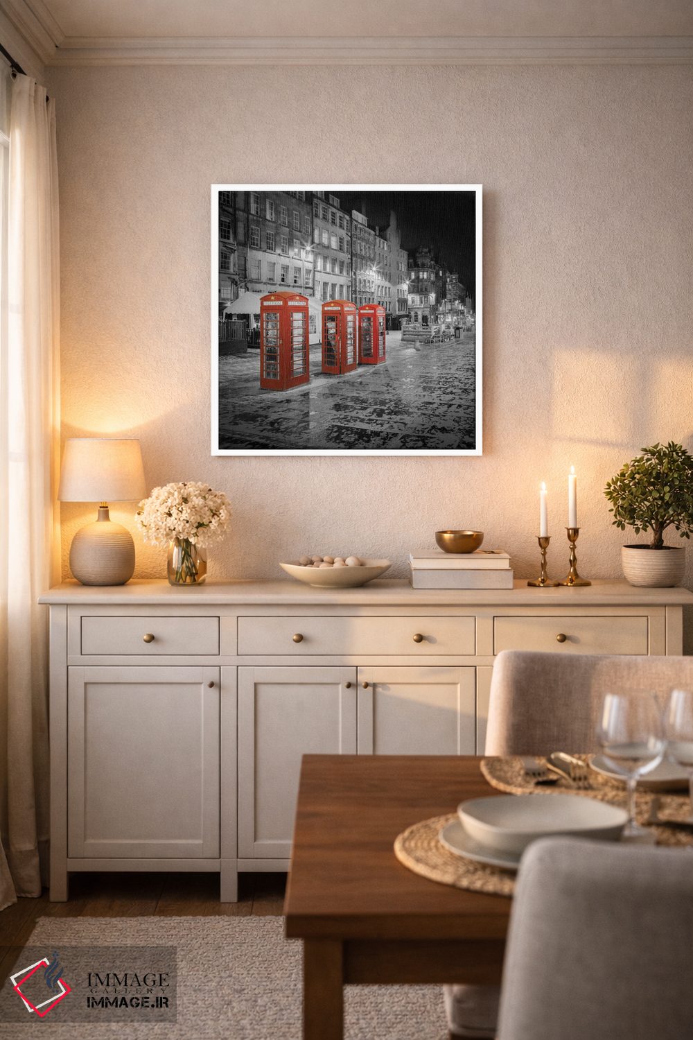 تابلو دکوراتیو برداشت عصرگاهی از خیابان رویال مایل در اباوربرا اثر ملانی ویولا - D5W