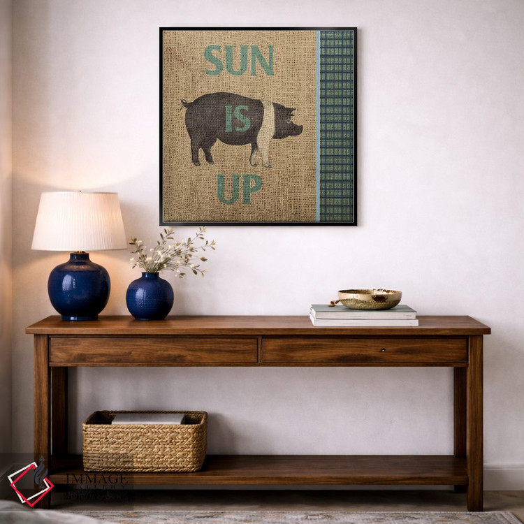 تابلو مدرن بیدار شو و بدرخش؛ طراوت روستا ۱ اثر اندی متز - D3B