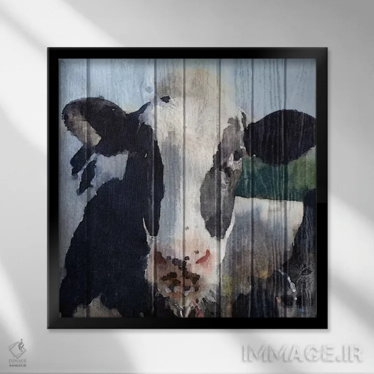 تابلو دکوراتیو مروارید شیرین ۲ اثر اندی متز - نمای قابدار مشکی