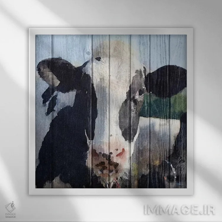 تابلو دکوراتیو مروارید شیرین ۲ اثر اندی متز - نمای قابدار سفید