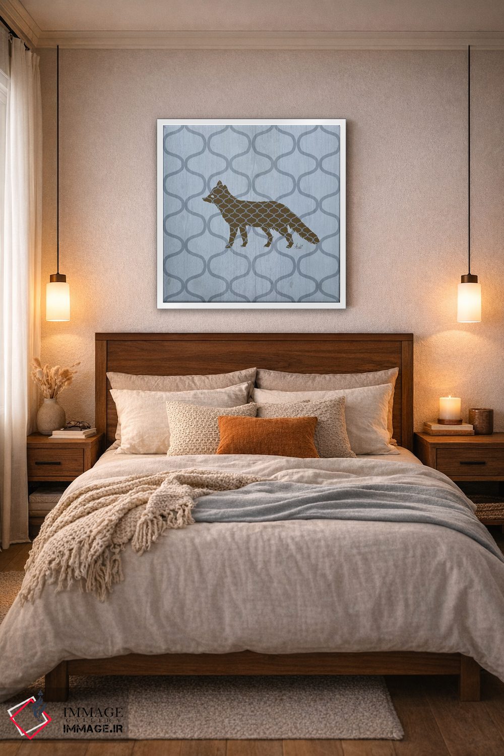 تابلو دکوراتیو طبیعت روستایی ۴ اثر اندی متز - D3W