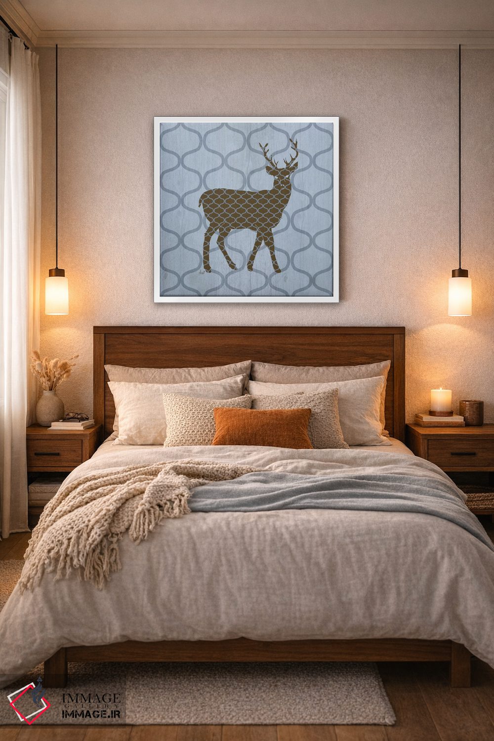 تابلو دکوراتیو طبیعت روستایی ۱ اثر اندی متز - D4W