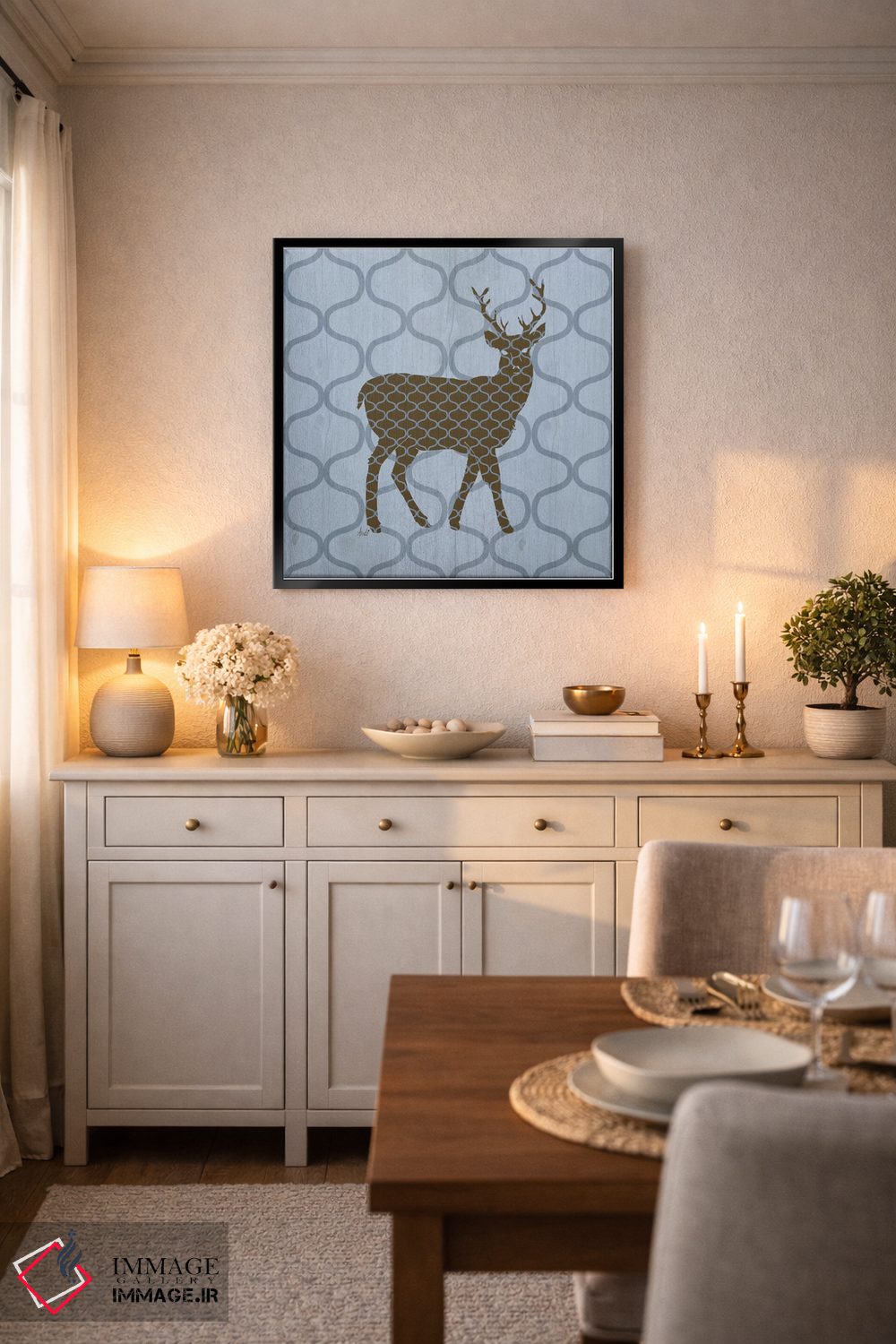 تابلو دکوراتیو طبیعت روستایی ۱ اثر اندی متز - D6B