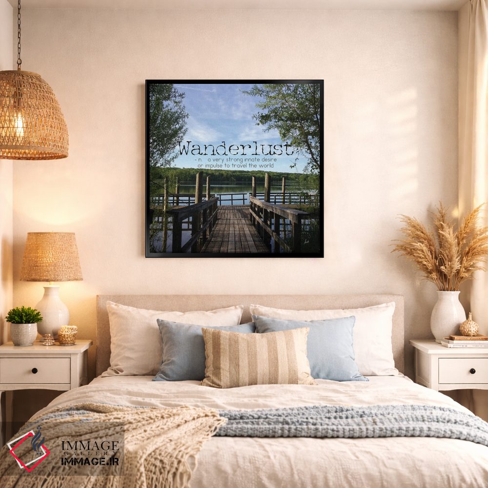 تابلو دکوراتیو شوق سفر اثر اندی متز - D1B